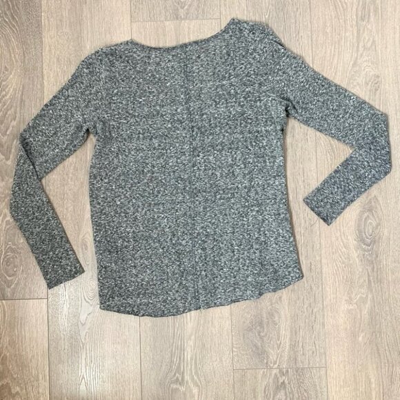 Urban Outfitters Project Social T Debbie Top Knit V-Neck Long Sleeve Gray XS - Picture 10 of 13